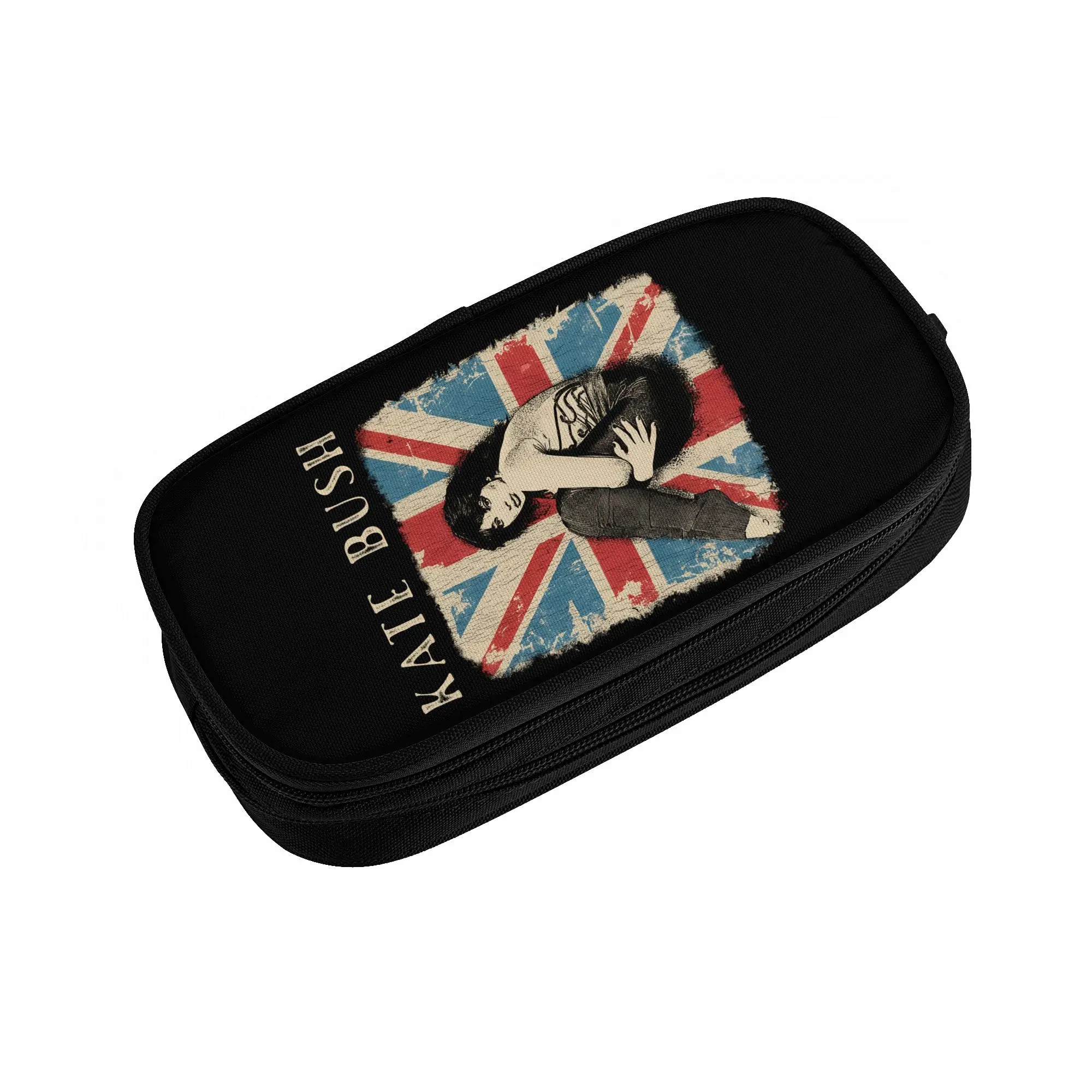English Singer Kate Bush  Pencil Cases for Girl Boy Large Capacity Catherine Bush  Pen Box Bag School Accessories