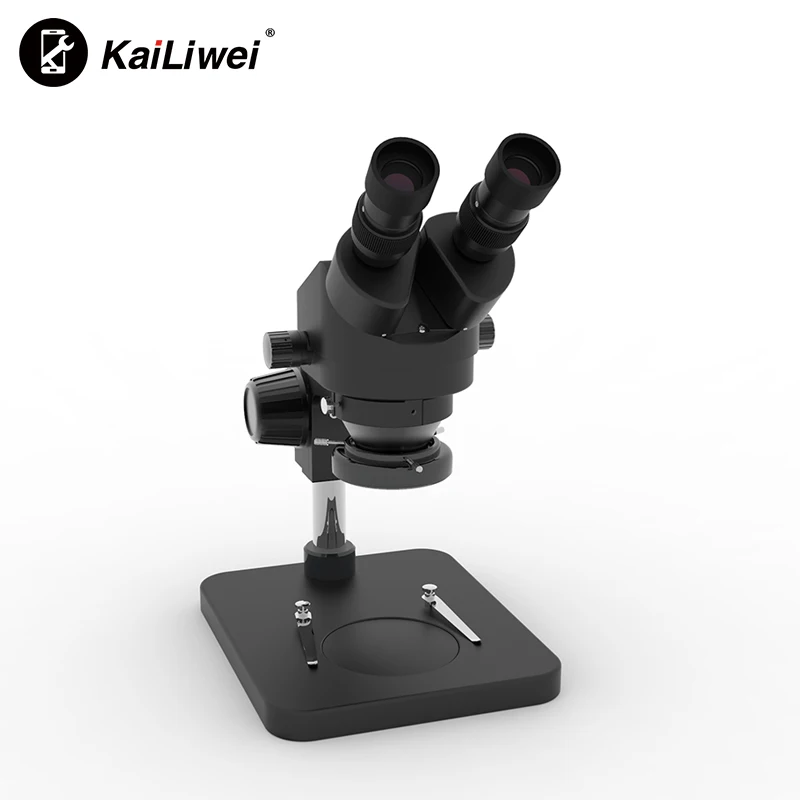 Kailiwei B10ei MICROSCOPE 7X -45X Black Binocular Stereo Microscope Optical Mobile Repairing Microscope Phone Prices