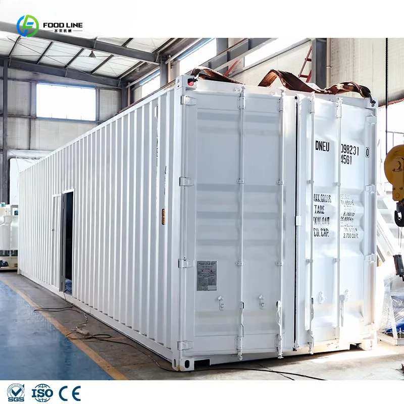 Container Block Ice Machine Direct Cooling Salt Water Industrial Motor Engine Gear for Maximum Ice Storage