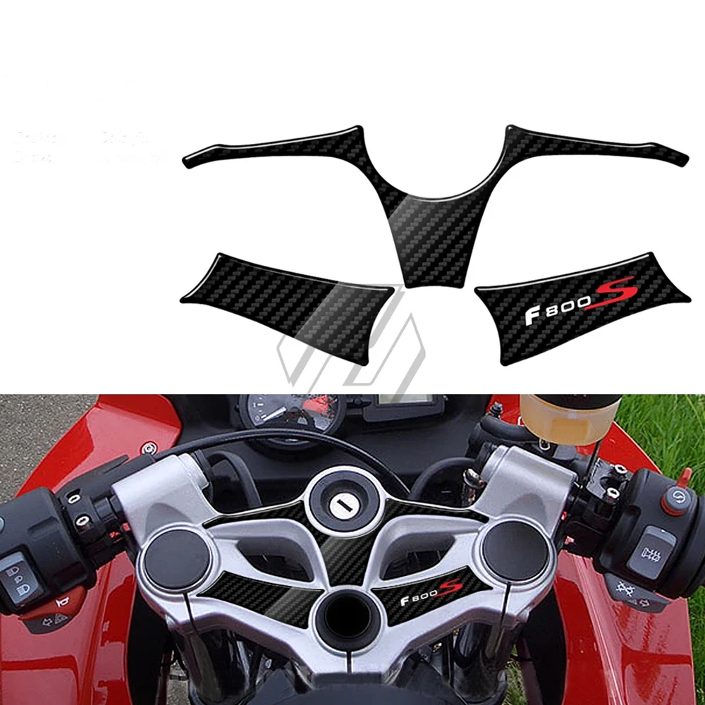 

3D Carbon-look Upper Triple Yoke Defender For BMW Motorrad F800S 2007-2010