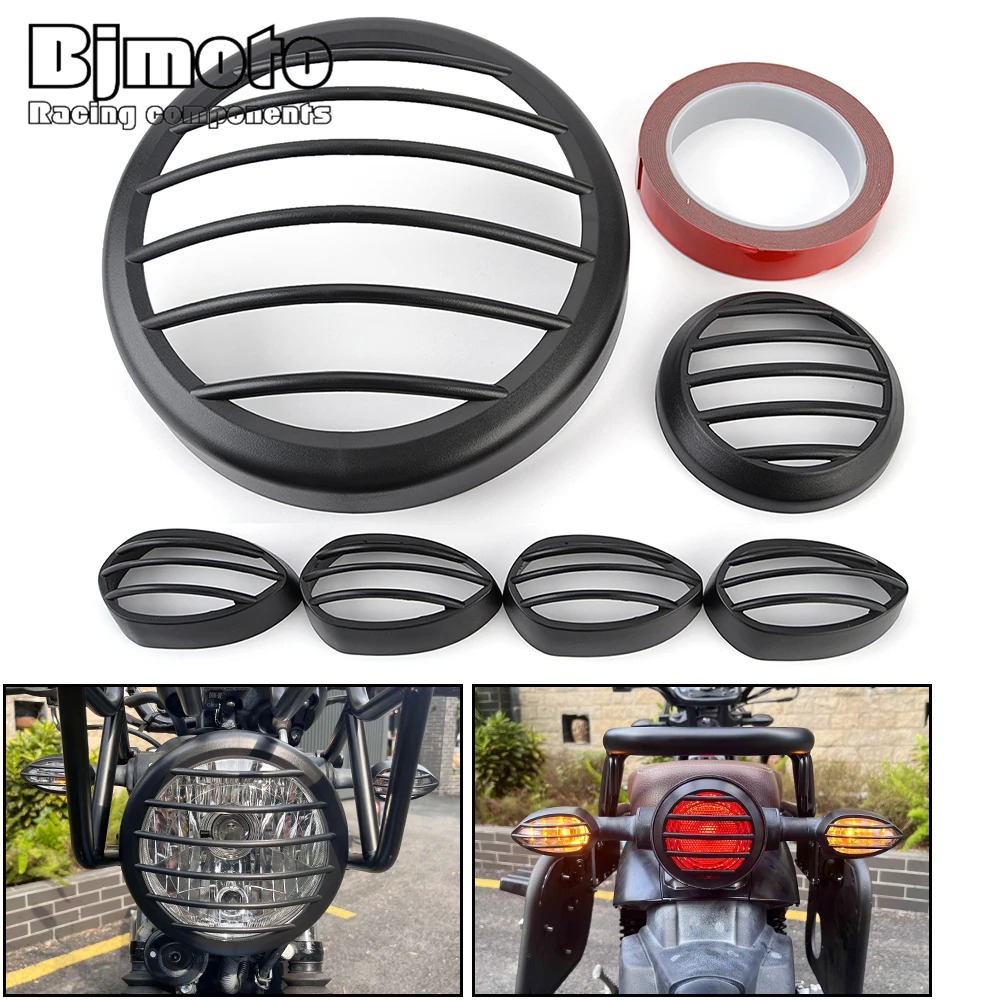 Motorcycle PG1 Headlight Taillight Turn Signal Cover Guard Protector Grill Grille For Yamaha PG-1 PG 1 2023 2024