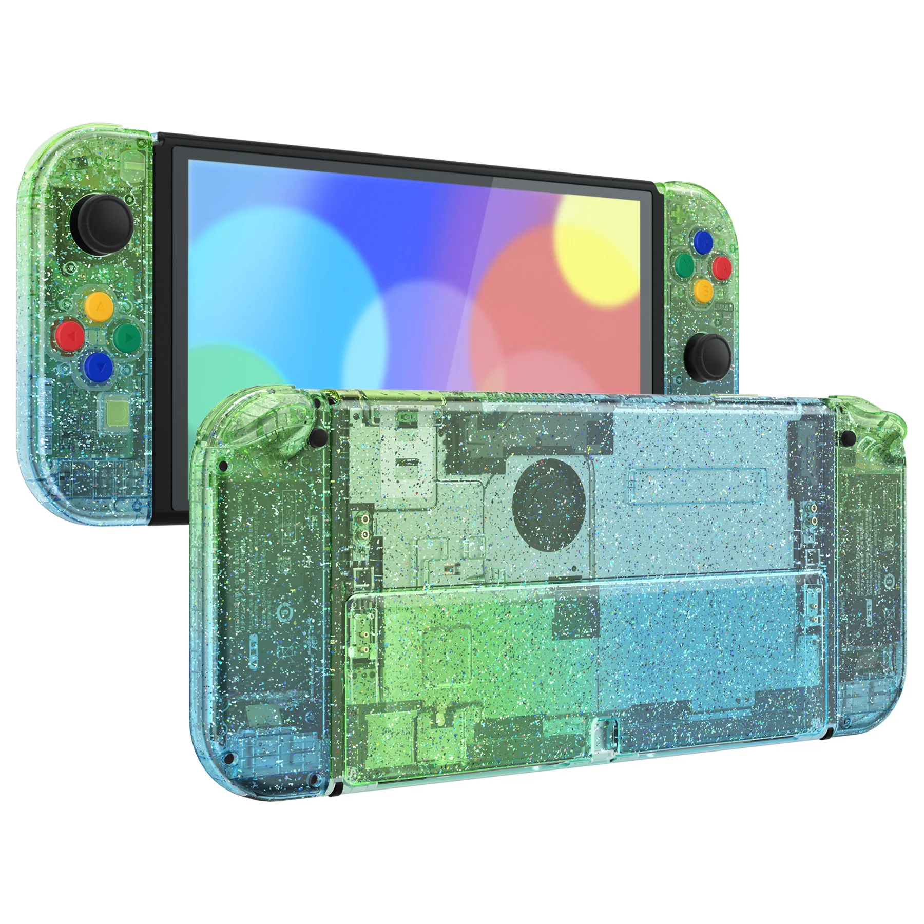 Ekstremalna niestandardowa pełna obudowa do przełącznika Nintendo Oded, zamienna płyta tylna podpórka i przyciski obudowy Joycon — zdjęcie produktu 6