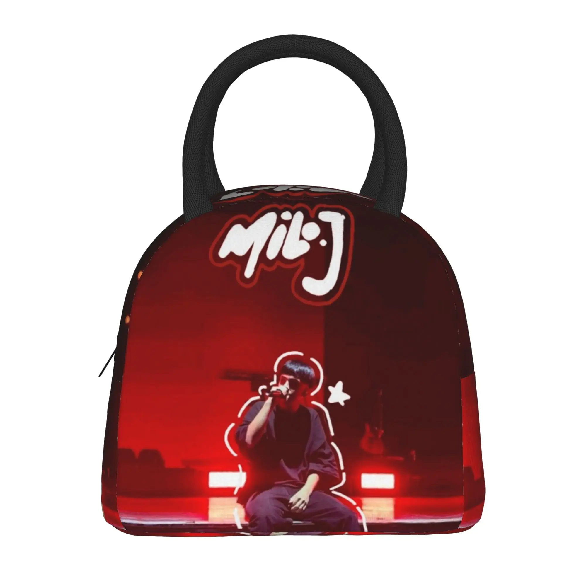 Milo J Rapper Music Album Tour Product Insulated Lunch Tote Bag For School Office  Food Bag Reusable Thermal Cooler Lunch Boxes