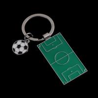 Metal Football Field Soccer Key Chain Creative Cute Playground Pendent Key Chain Fashion High Quality Sports Souvenir Keyring