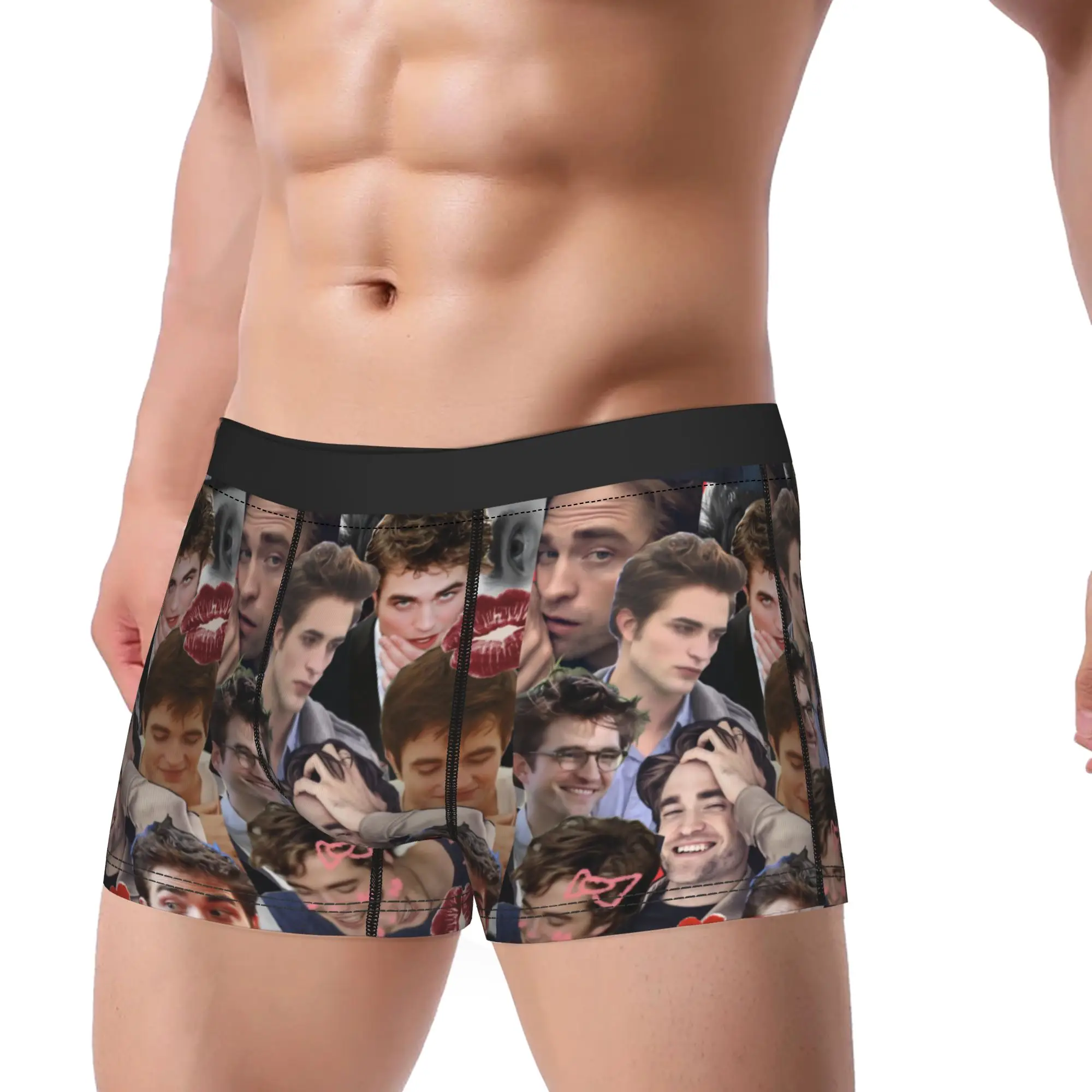 Humor Boxer The Twilight Saga Movie Shorts Panties Briefs Man Underwear Edward Vampire Soft Underpants for Homme Plus Size