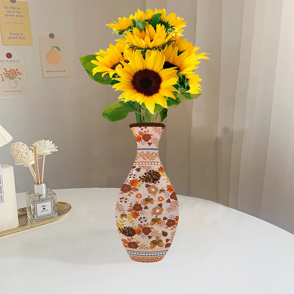 

Декоративная ваза-пазл: интерактивная головоломка для домашнего декора, ваза-конструктор, ваза для цветов