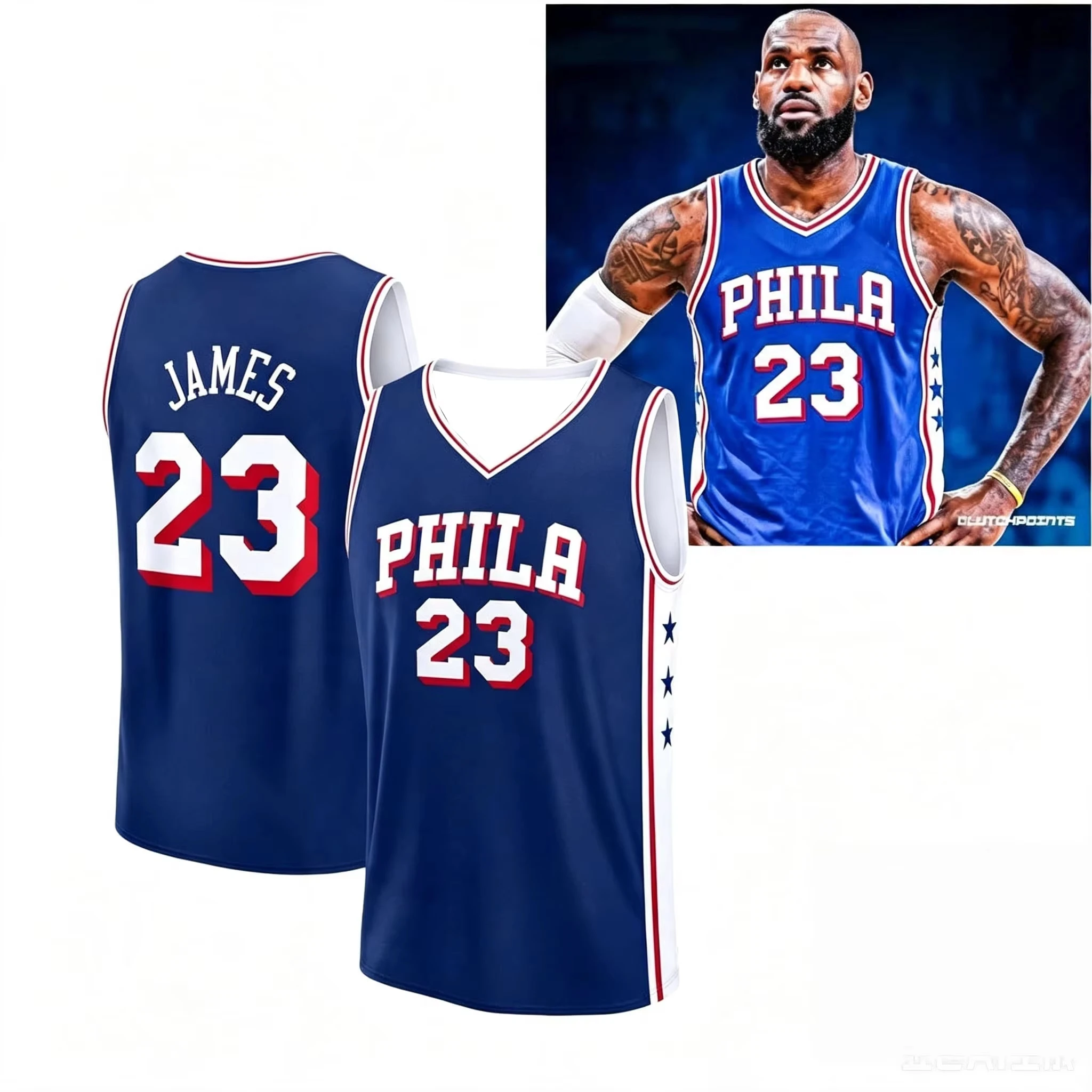 2026 James 23 Basketball Jersey Classic Retro Sleeveless Sports Tank Top Breathable Mesh Training Uniform Fans Basketball Vest