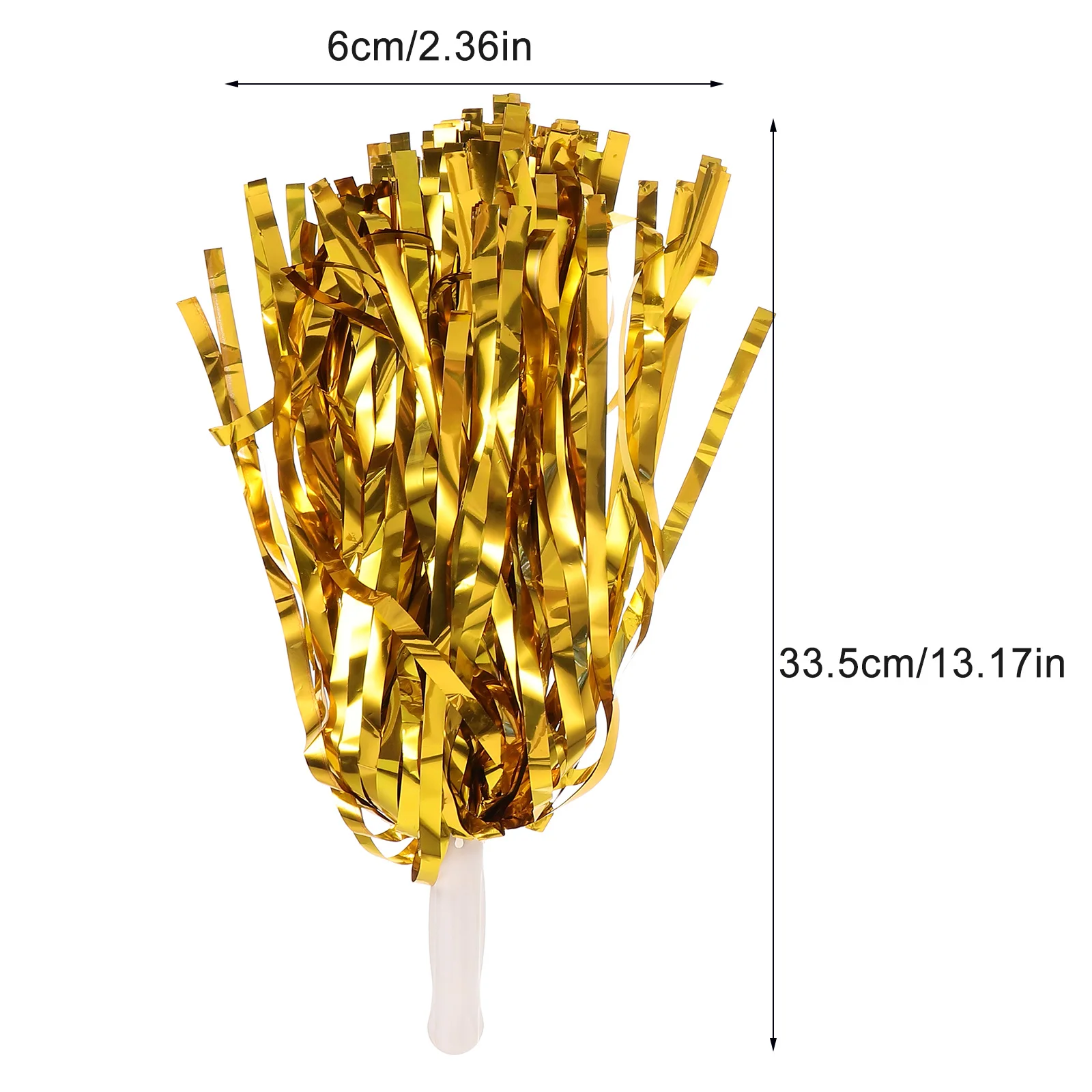 12 قطعة المشجع بوم بومس مشرق دائم المحمولة مقابض للأحداث الرياضية عروض الرقص الهتاف فرقة لوازم قابلة لإعادة الاستخدام #2