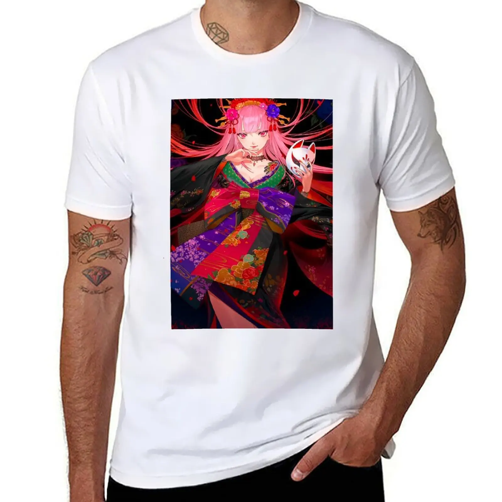 

Mori Calliope T-Shirt t shirts cotton 100% man t shirts for men T-Shirt