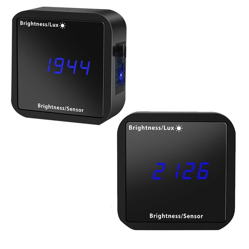 

HOT-Tuya Light Sensor Brightness Detector With Temperature Humidity Detection Display Smart Home Security Linkage