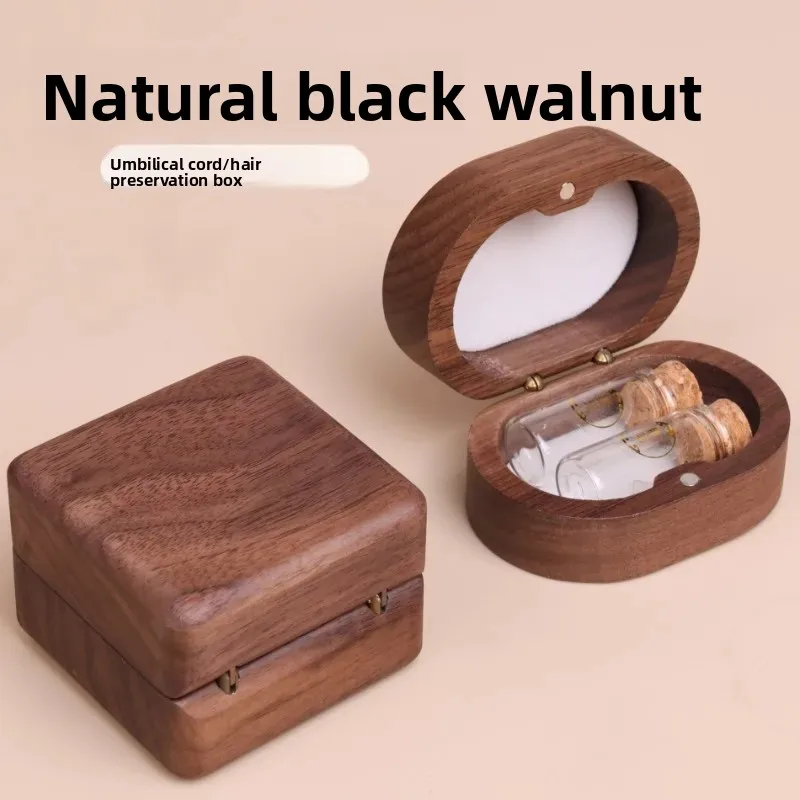 umbilical cord fetal hair collection box fetal hair souvenir belly button baby teeth preservation bottle newborn
