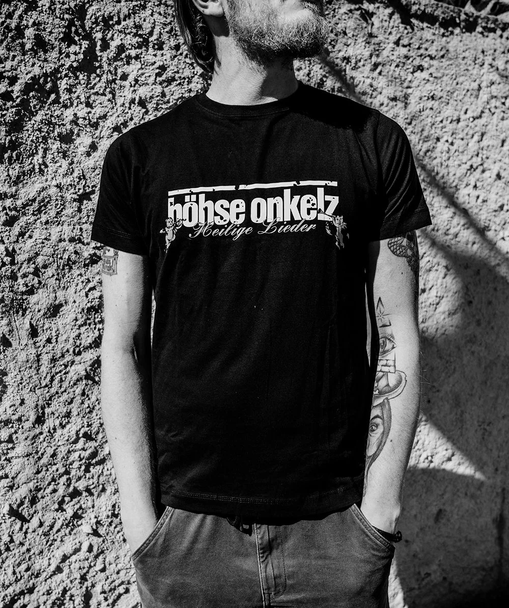 Gehasst Verdammt Vergöttert II Böhse Onkelz Peripheral Pattern Print Summer Cotton Men's Women T-shirts Streetwear Casual Trendy