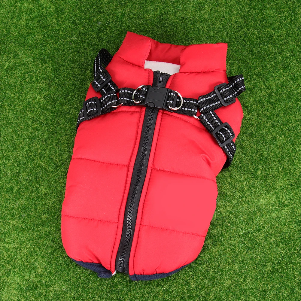 

Pet Cotton Vest Dog Winter The Coat Clothes Cold Weather Puppy Clothing Jeans Warm Jacket