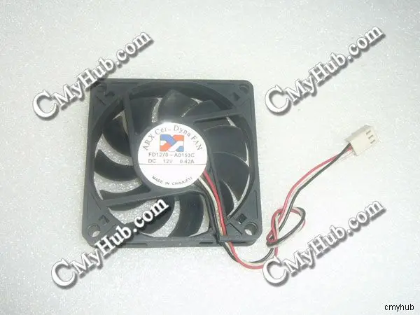 For ARX FD1270-A0153C DC12V 0.42A 7015 7CM 70MM 70X70X15MM 3pin Cooling Fan FD1270-A0153C