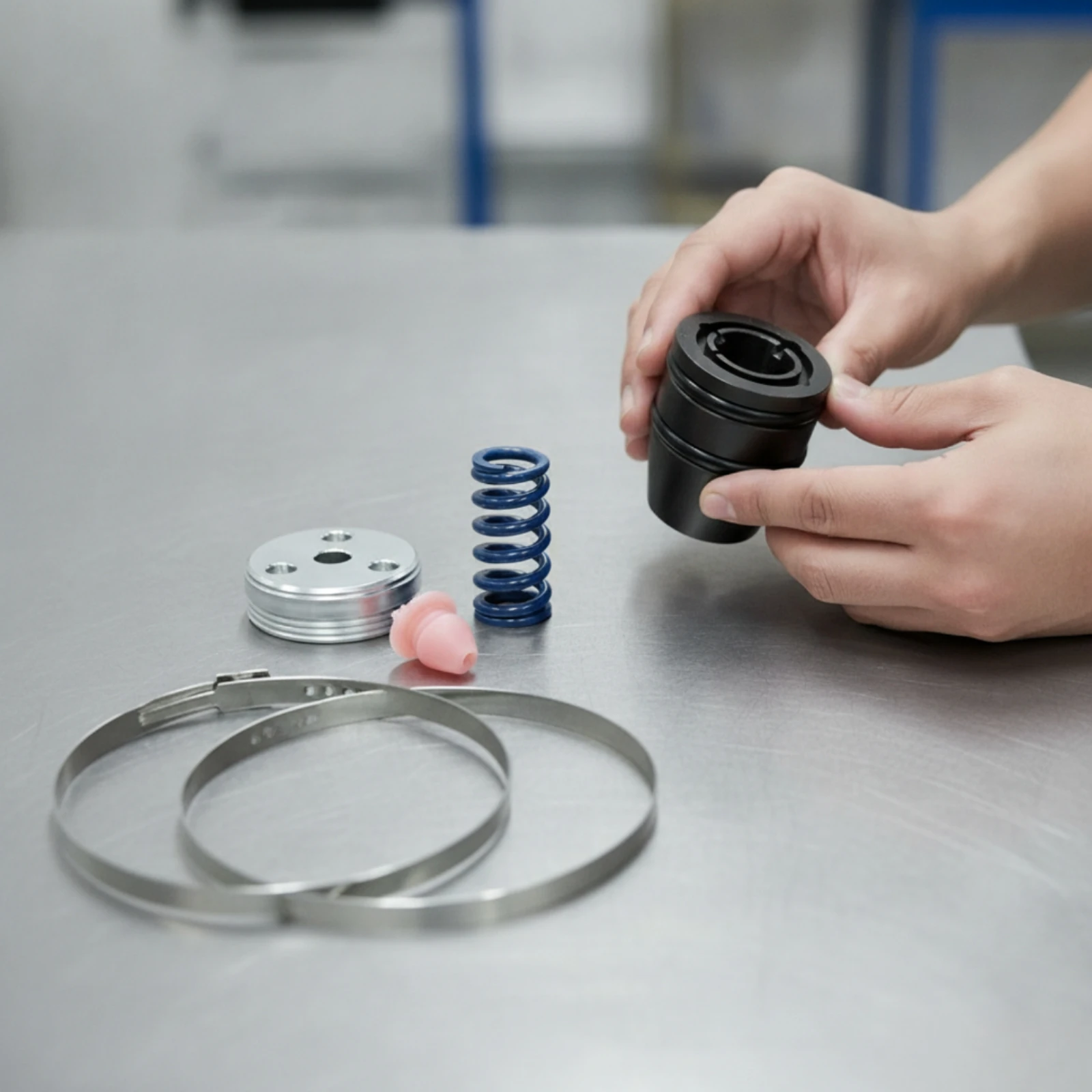 Steering Gear Repair Kit Replacement Steering Rack Repair Kit Hardware Compatible Machined for Mechanics, Garage