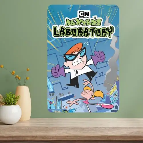 Dexter's Laboratory Metal TV Show Poster Sign