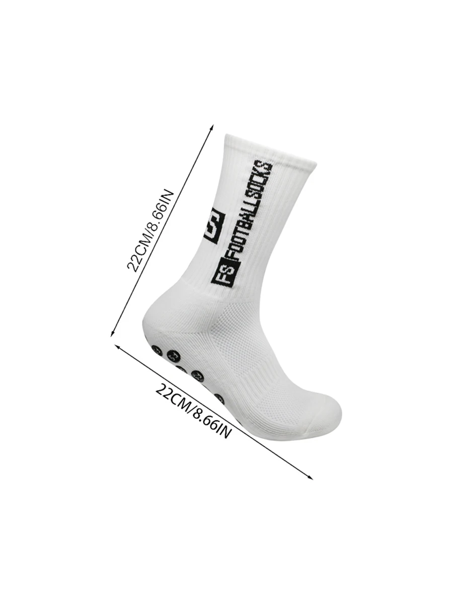  4-teiliges Fußball-Ausrüstungsset: Rutschfeste Socken, Schienbeinschoner, Sportbandage & Wadenbandagen für Männer und Frauen zum Training – Detail 10