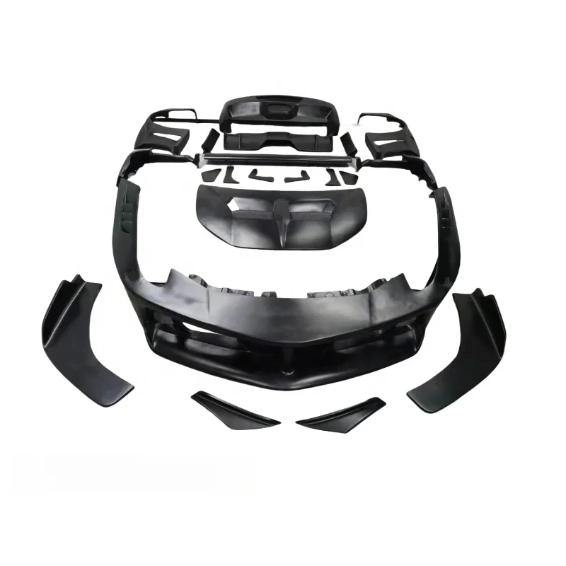 

Italia Upgrade Second-Generation LB Style Fiberglass Front Hood Bumper Fender Rear Spoiler