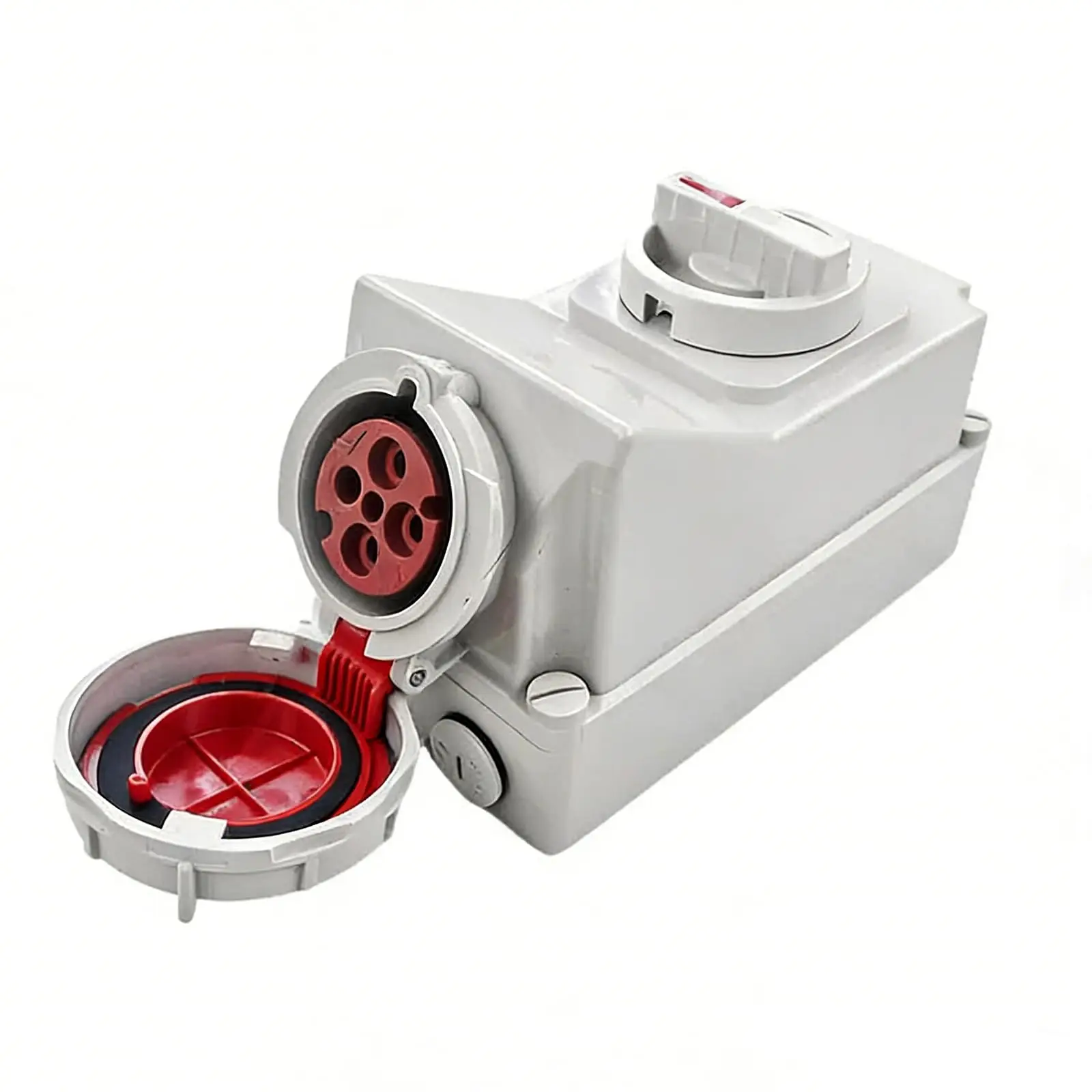 IEC60309 Waterproof CEE Refrigerated Container Ship Cold Chain Special Industrial Mechanical Interlocking Socket 4P 32A 440V