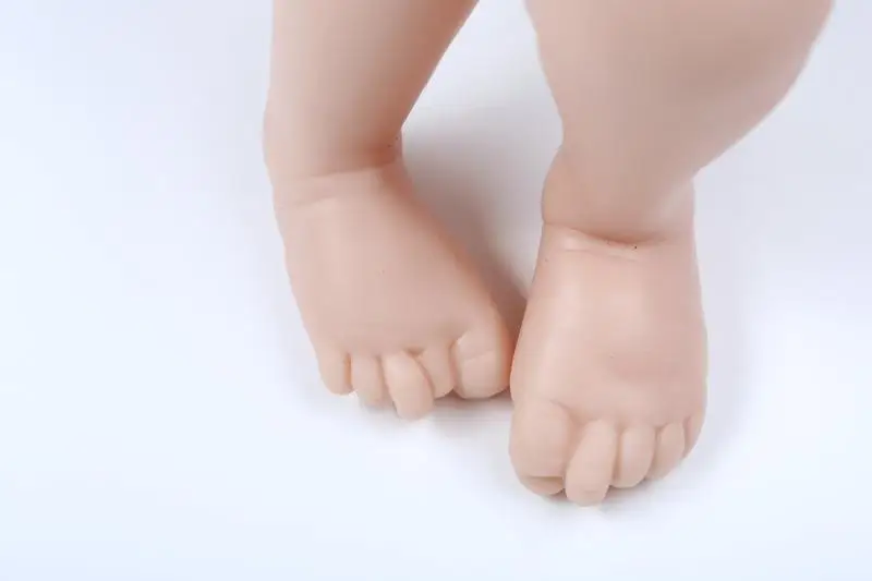 SANDIE 20 인치 도색되지 않은 빈 다시 태어난 아기 인형 키트 좋은 품질의 실리콘 비닐 Bebe Bonecas 인형 키트