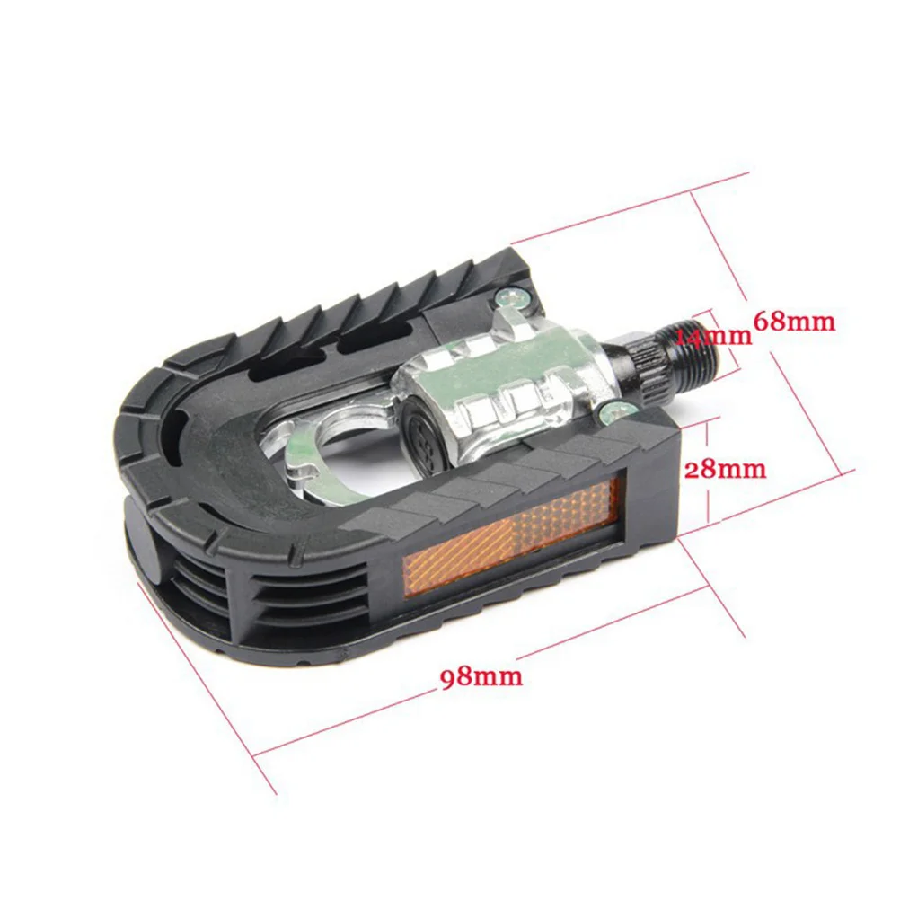 

Flat Pedal Collapsible Aluminum Alloy Waterproof Sealing Ring for Road Bicycles Non Slip Design Quick Rotation