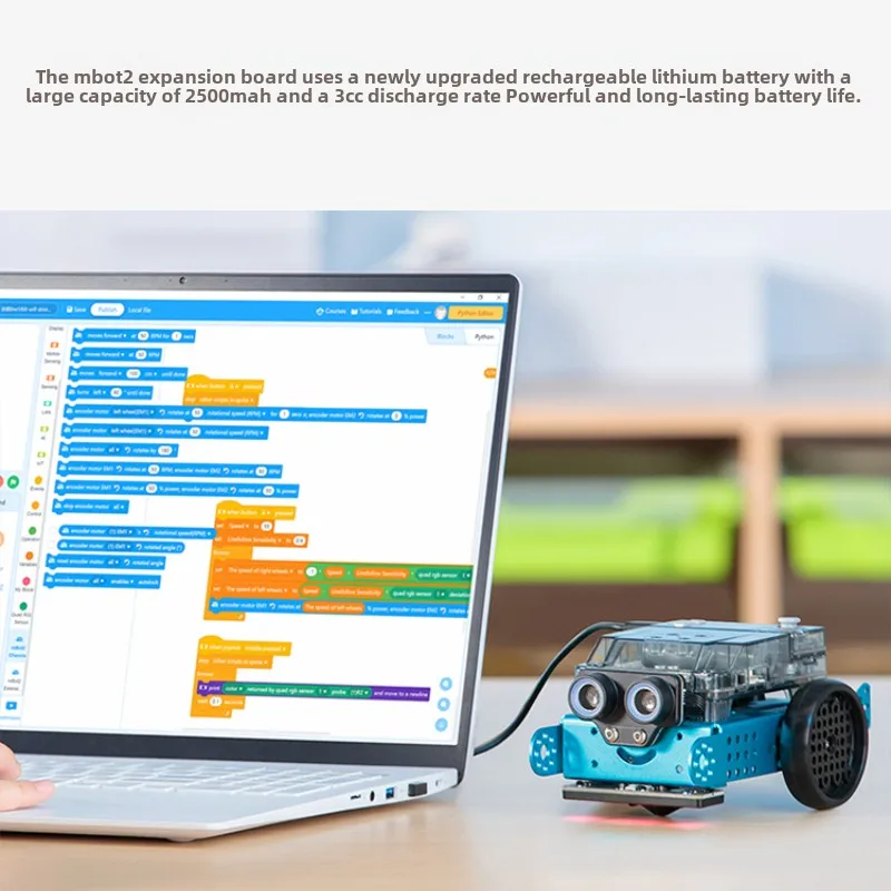 Makeblock MBot2 Программирующий робот Детский искусственный интеллект Паровые образовательные игрушки Детские товары для начинающих Подарки