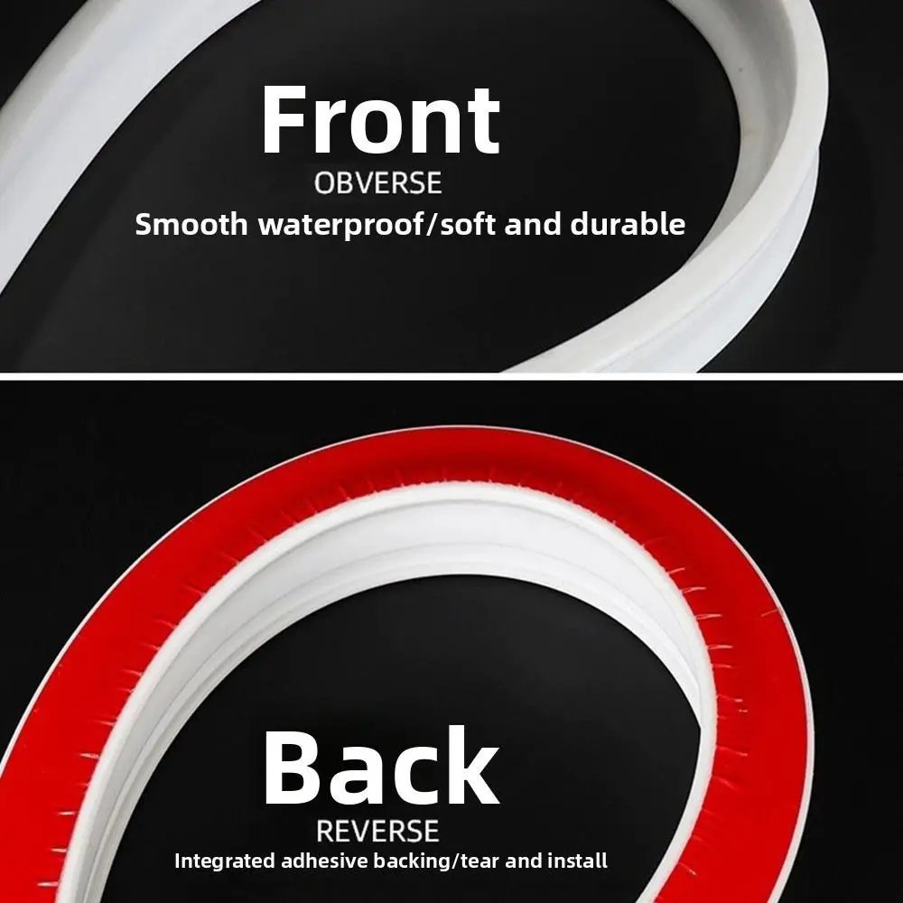 

Самоклеящийся водонепроницаемый уплотнитель, складная конструкция, гибкий силиконовый водонепроницаемый складной порог для душа