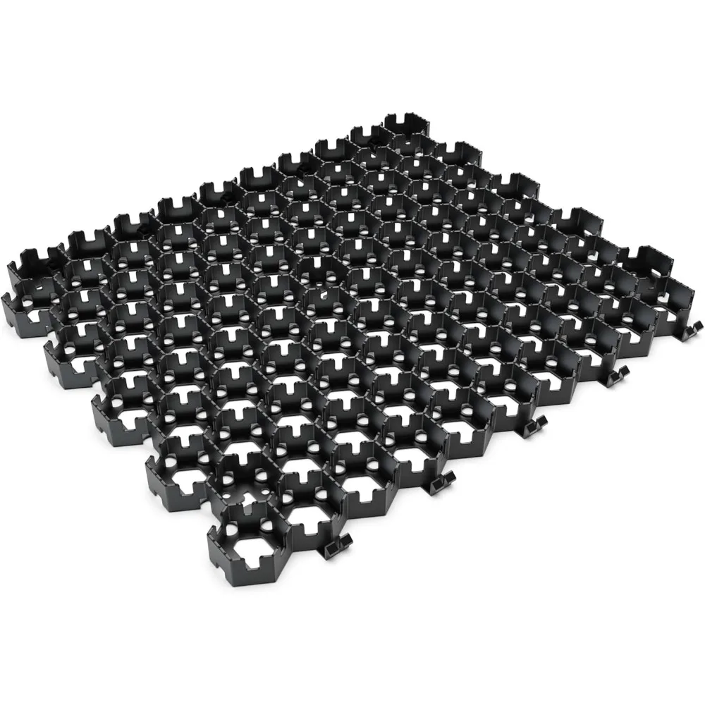 Permeable Pavers - HexPave Grass & Gravel Permeable Paver System - 100% Recycled PPE Plastic Pavers