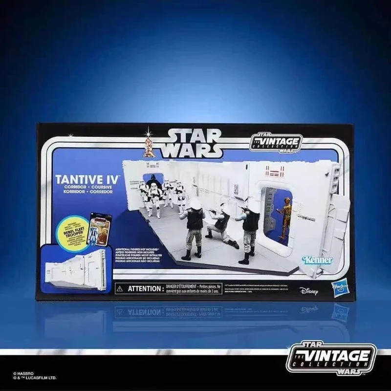 

In Stock Hasbro Star Wars Tantivy IV Corridor Rebel TVC 3.75 Inch Scene