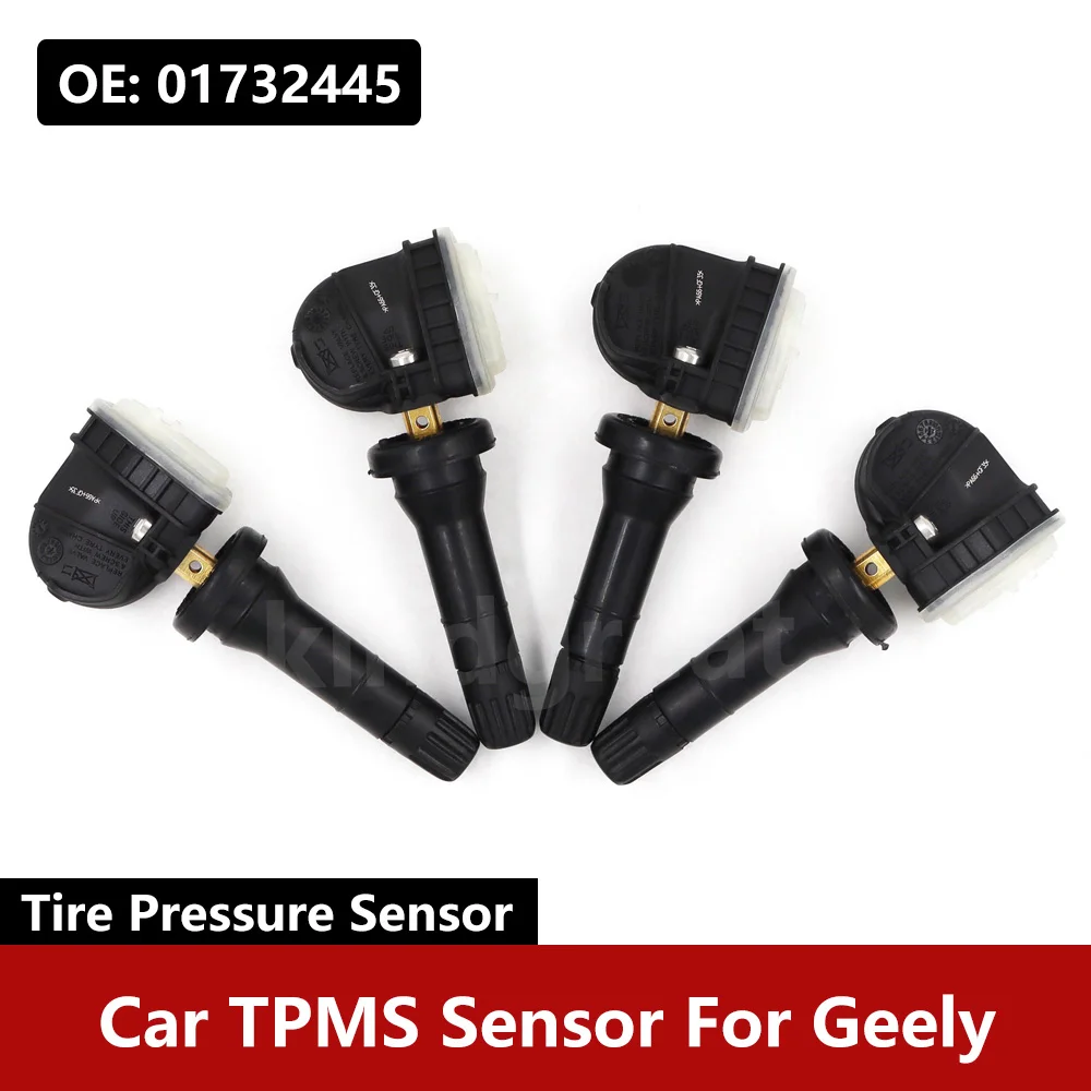 

4PCS/Lot For Geely GSE Atlas Tugella Boyue Binray Emgrand 433Mhz Car TPMS Sensor Tire Pressure Sensor Monitoring System 01732445