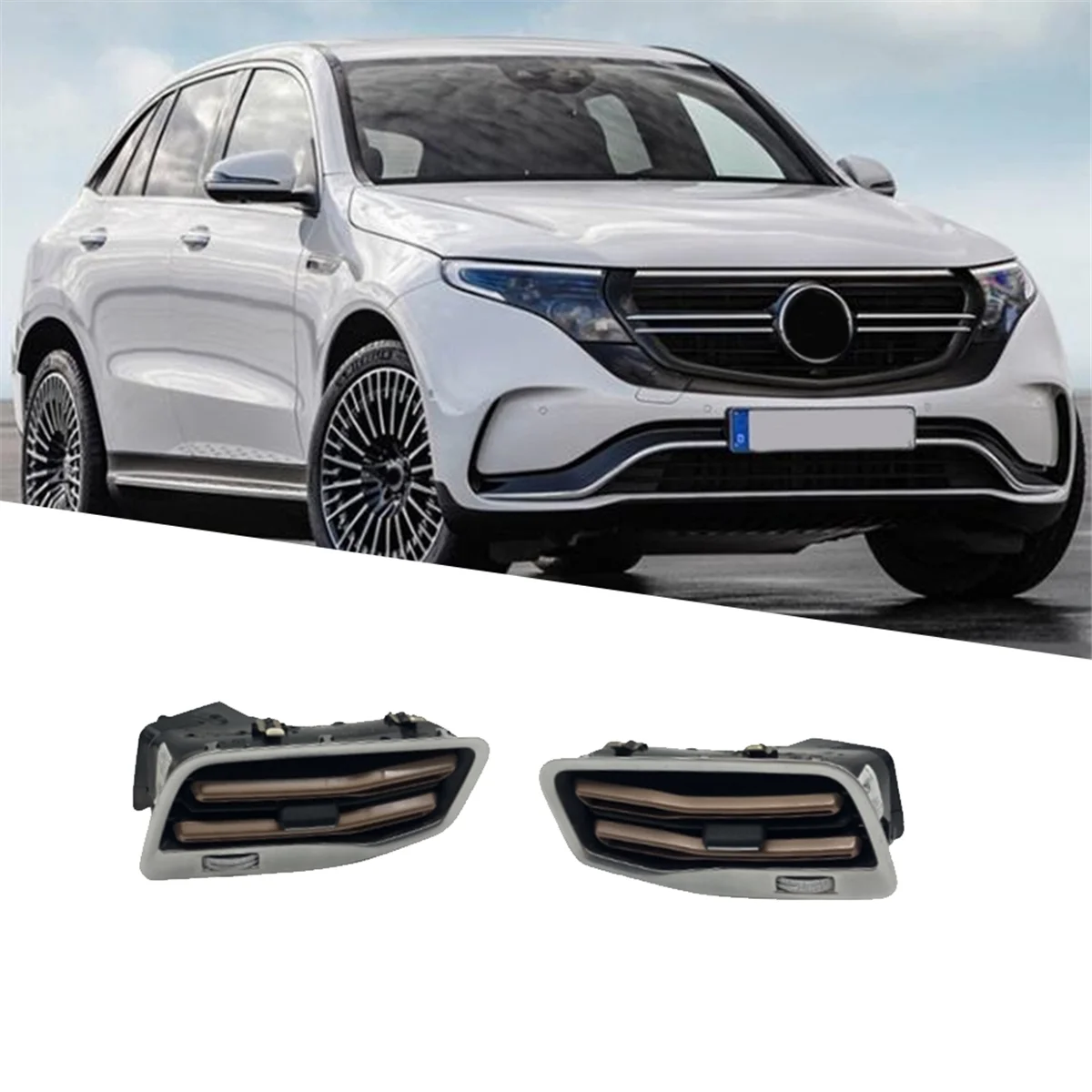 For Mercedes Benz EQC N293 2018-2022 Left Right Air Conditioner Air Vent Outlet Grille Assembly Car Accessories LHD