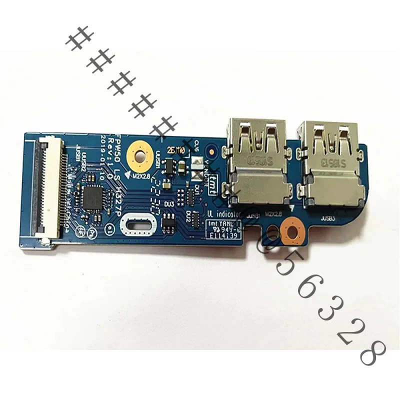 SAA+New Laptop USB Port IO Small Board PN:LS-H327P For HP 15s-dr 15S-DU 15S-DY 15-DW TPN-C139 Notebook USB Interface Board Repla