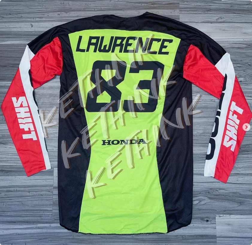 

Quick Dry Honda Motorcycle Jersey, Long Sleeve Breathable Riding Shirt Y2K Dirt Bike and Mountain Racing, Comfortable Daily Gear