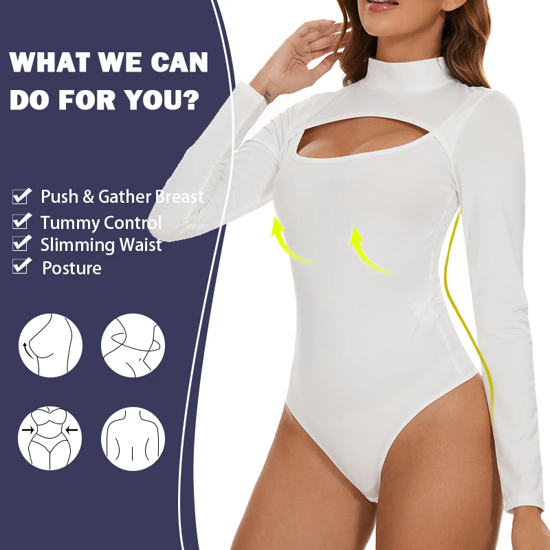 High Collar Shapewear Corset Bodysuits Women Tummy Control Slimming Sexy Open Pore Tank Tops Waist Trainer Full Body Shaper