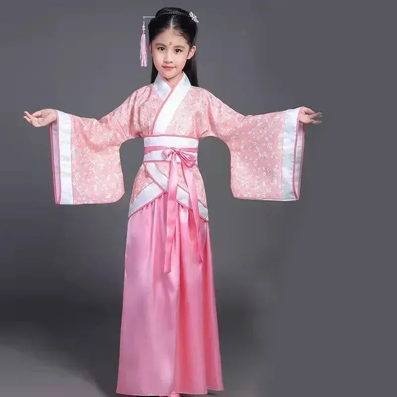 2025 Halloween Chinese Dames Kleding Vintage Kleding Voor Meisjes Karneval Nieuwe Jaar Hanfu Jurk Kid Volwassen Vrouwen