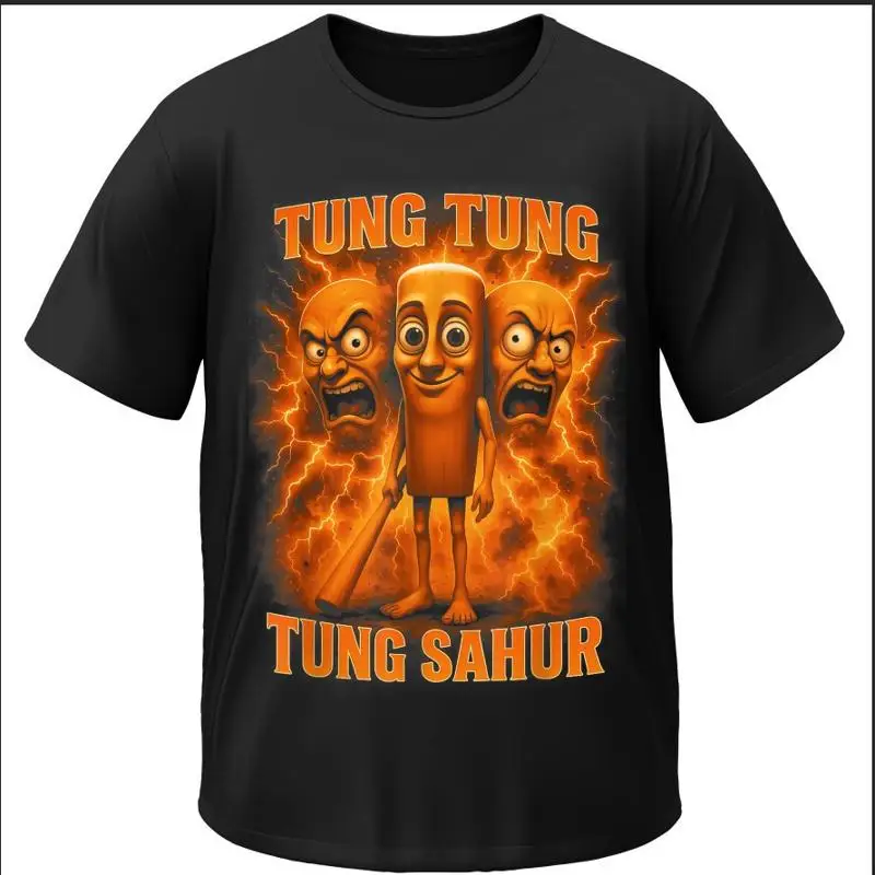 

Футболка Meme Tung Sahur Italian Brainrot AI Memes 1.