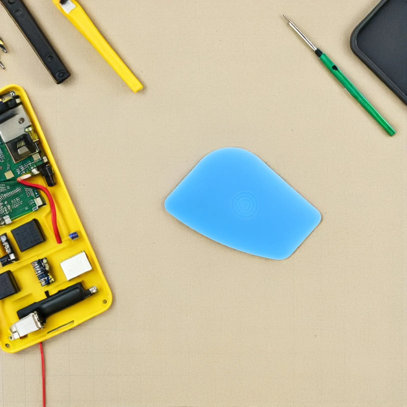 50Pcs Mobile Phone Disassembly Tool Kit Plastic Triangle Spudger Blue Pry Repair Tool Screen Opening Electronic Device Case