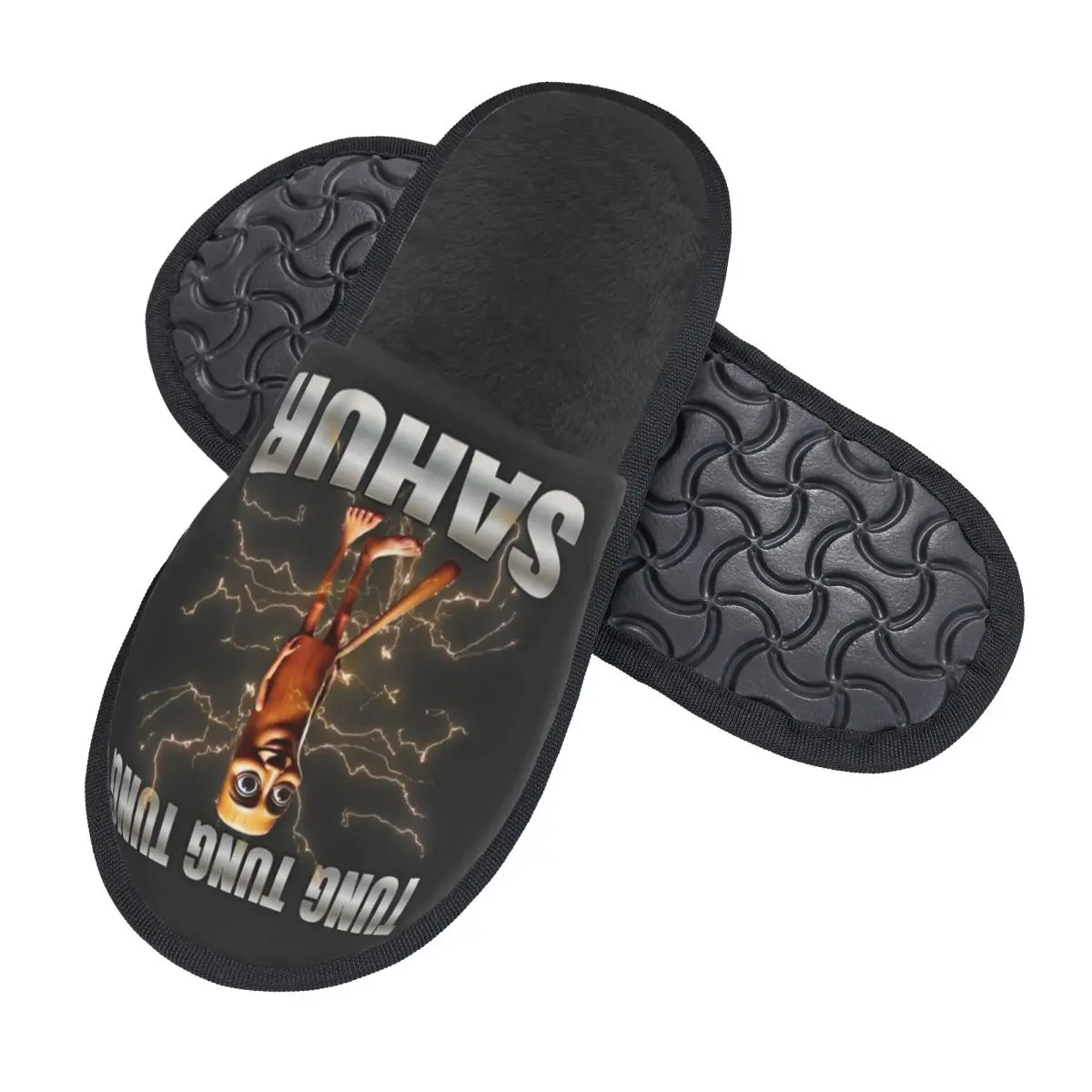 Custom Print Women Italian Brainrot House Slippers Soft Warm Animals Cartoon Memory Foam Fluffy Slipper Indoor Outdoor Shoes