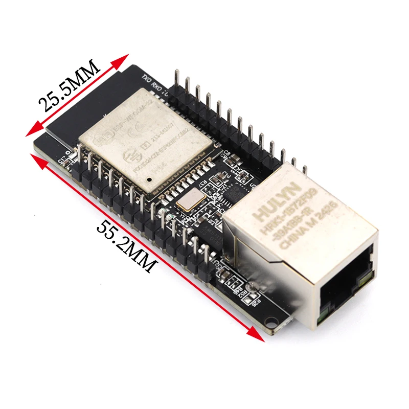 WT32-ETH01 Embedded Serial Port Networking Bluetooth-compatible Ethernet WIFI Combo Gateway MCU ESP32 Wireless Module WT32 ETH01