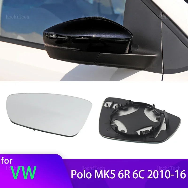 

Для Volkswagen VW Polo 5 MK5 6R 6C 2010-2016 автомобильное левое или правое зеркало заднего вида с подогревом боковое зеркало