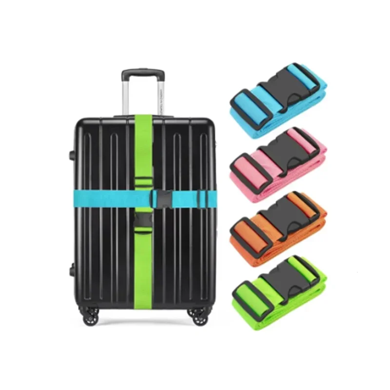 Adjustable Luggage Strap Travel Accessories Suitcase Supplies Fixed Belt 1 Pieces Packing Straps 18-32 Inch Suitcase Seat Belts