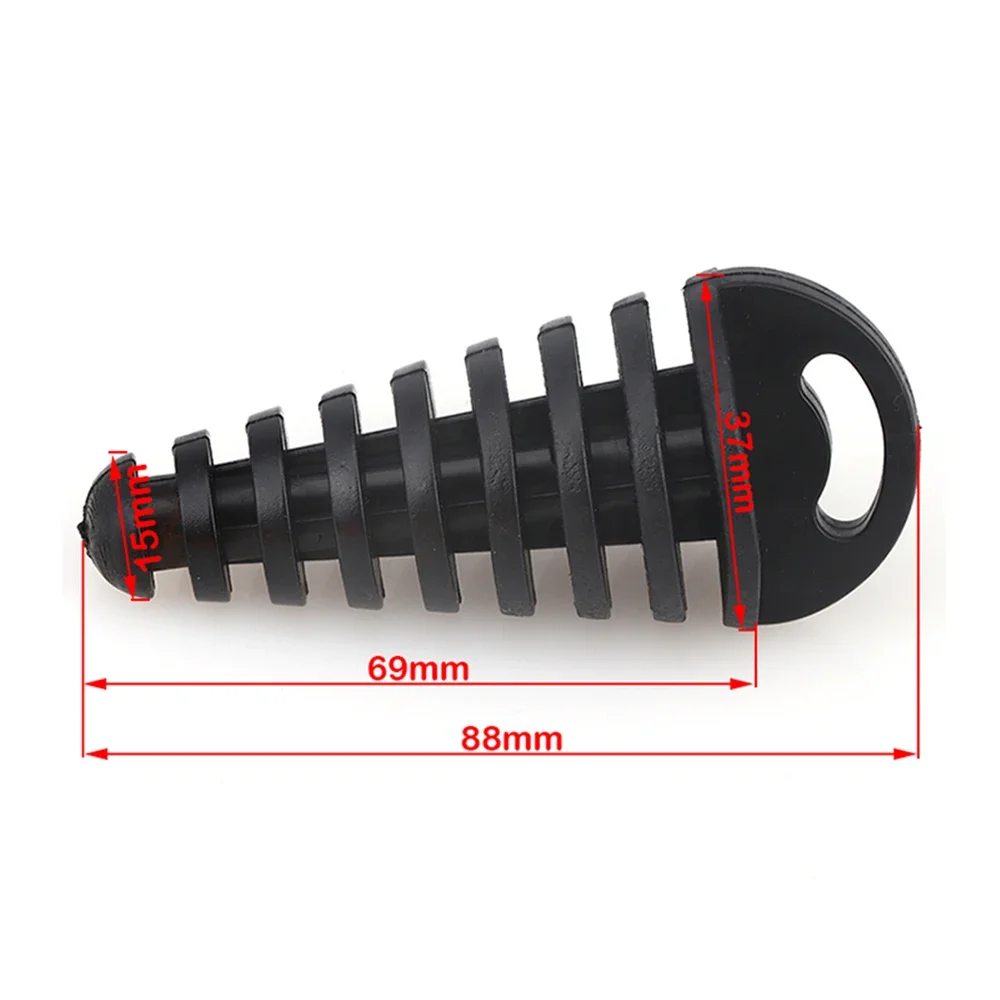 38mm Universal Motorcycle Exhaust Pipe Plug Exhaust Systems Cleaning Plug Pipe Protector for 2/4-stroke Dirt Bike ATV Motorbike