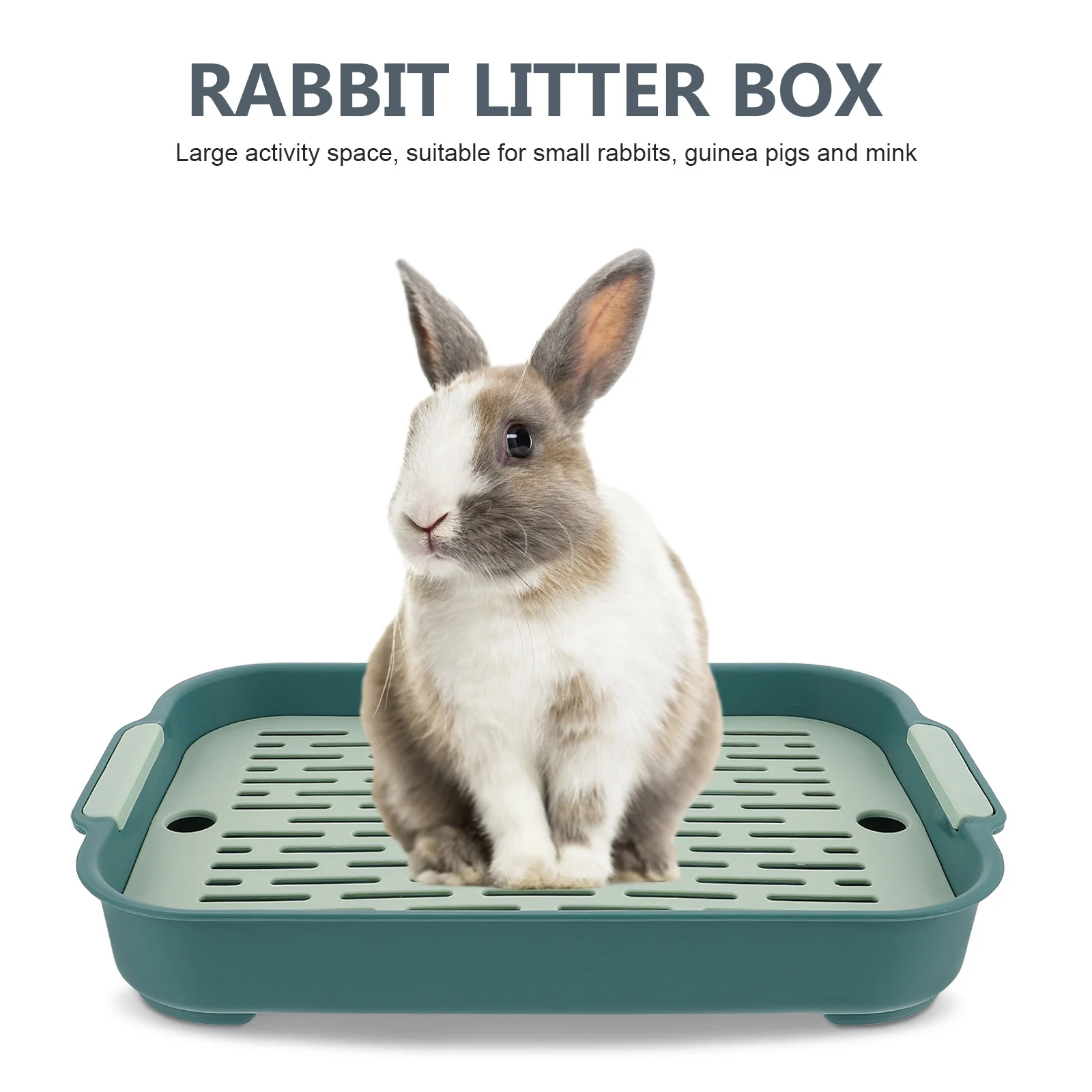 Rabbit Toilet Pet Supply Hamster Sink Leak-proof Bunny Clean Equipment Small Cage Guinea Pig