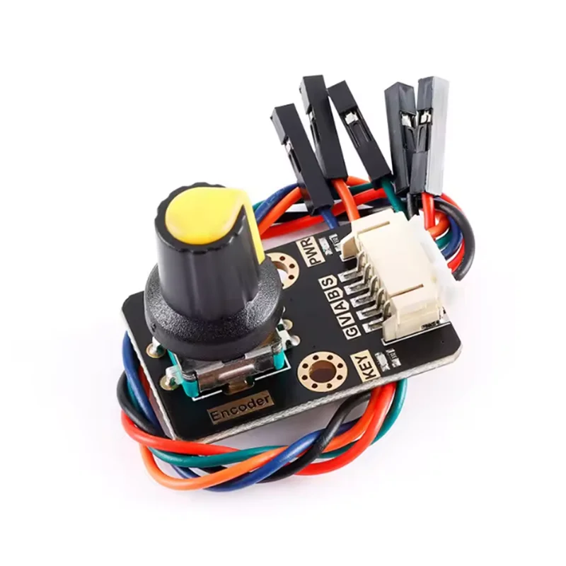 Rotary Encoder Module for Arduino Brick Sensor Development Round Audio Rotating Potentiometer Knob Cap EC11 PH2.0-5pin Interface