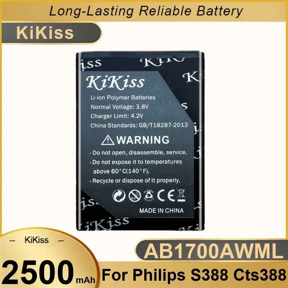

For Philips S388 CTS388 2500Mah Long-Lasting Performance AB1700AWML High Compatibility Mobile Phone Battery