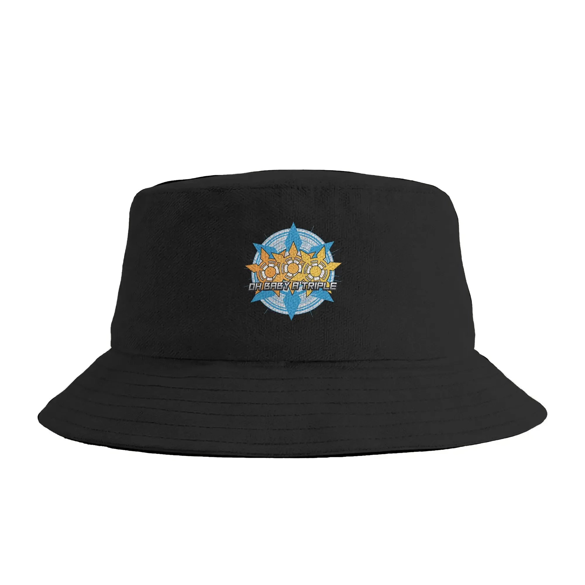 Cardfight Vanguard Triple Critical Bucket Hat Outdoor Fisherman Caps For Women Classic Fishing Sunscreen Hats Portable Cap