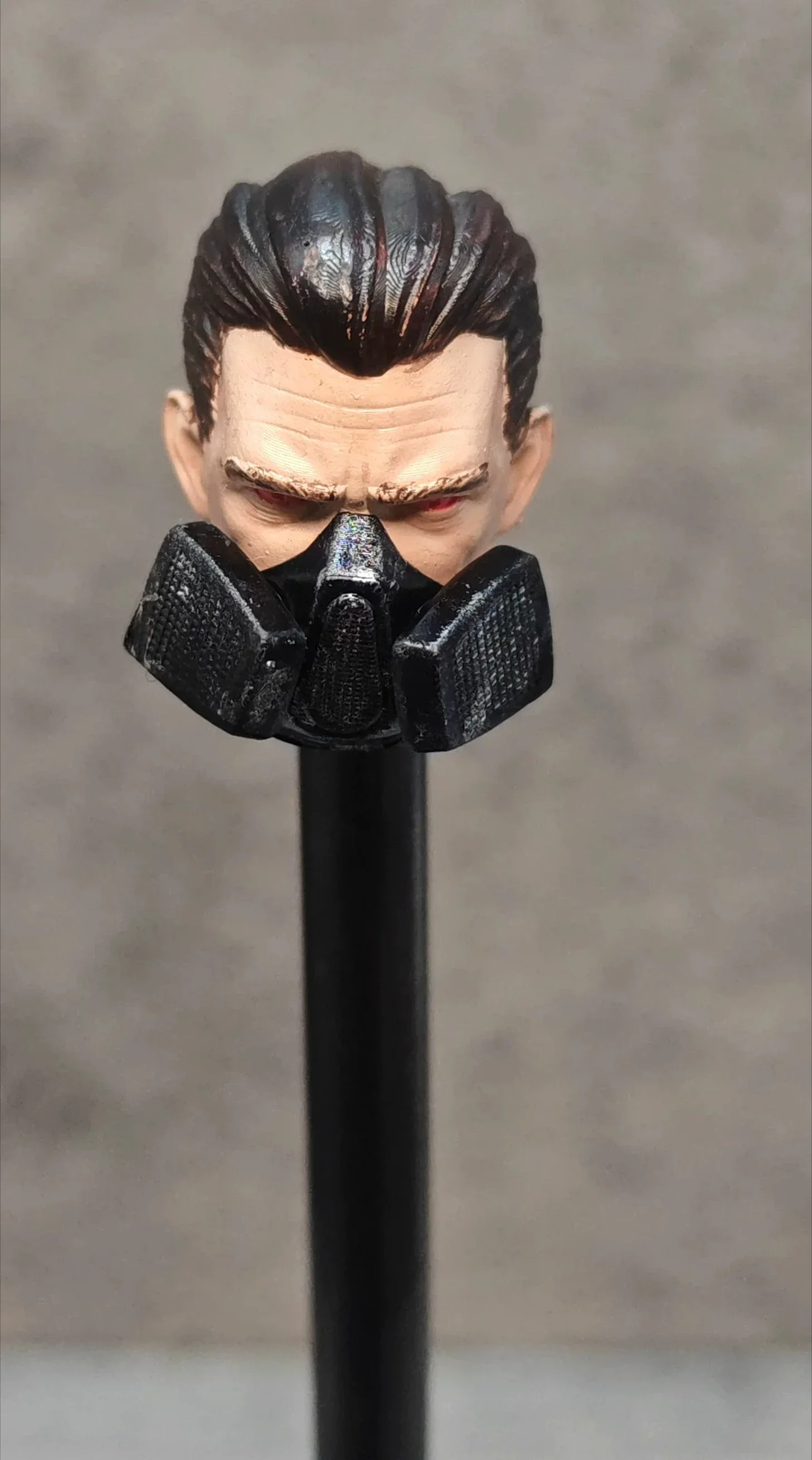 1/6 1/12 Maßstab Männlicher Soldat Wasteland-Stil Maske Modell Zubehör für 12 Zoll 6 Zoll Actionfiguren Mechanische Mecha-Maske Dekoration – Detail 5