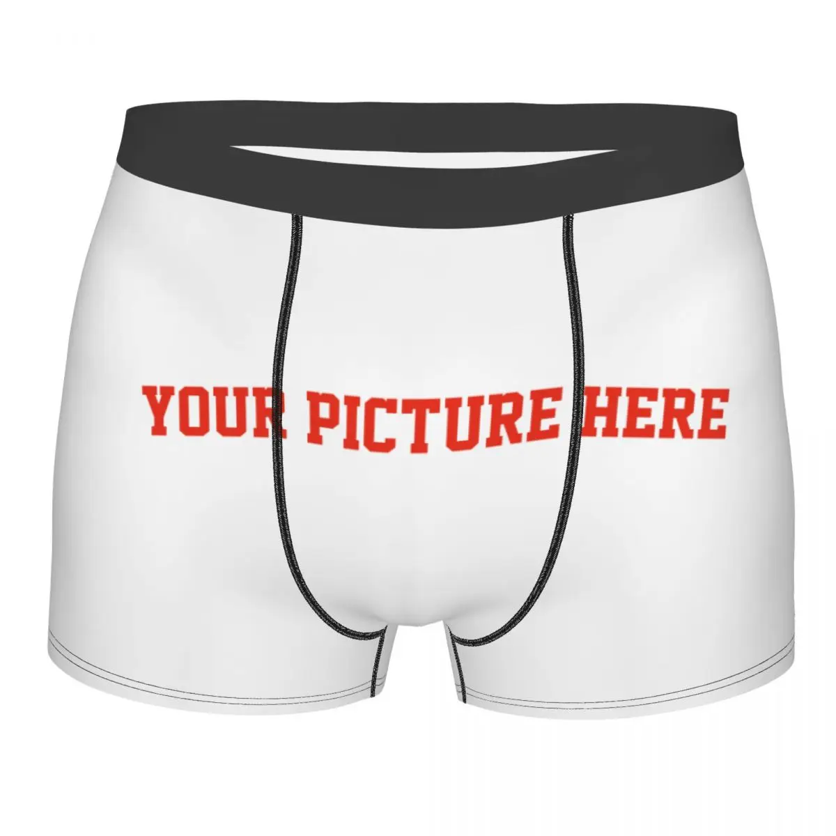 Your Picture Here Underpants Homme Panties Male Underwear Ventilate Shorts Boxer Briefs