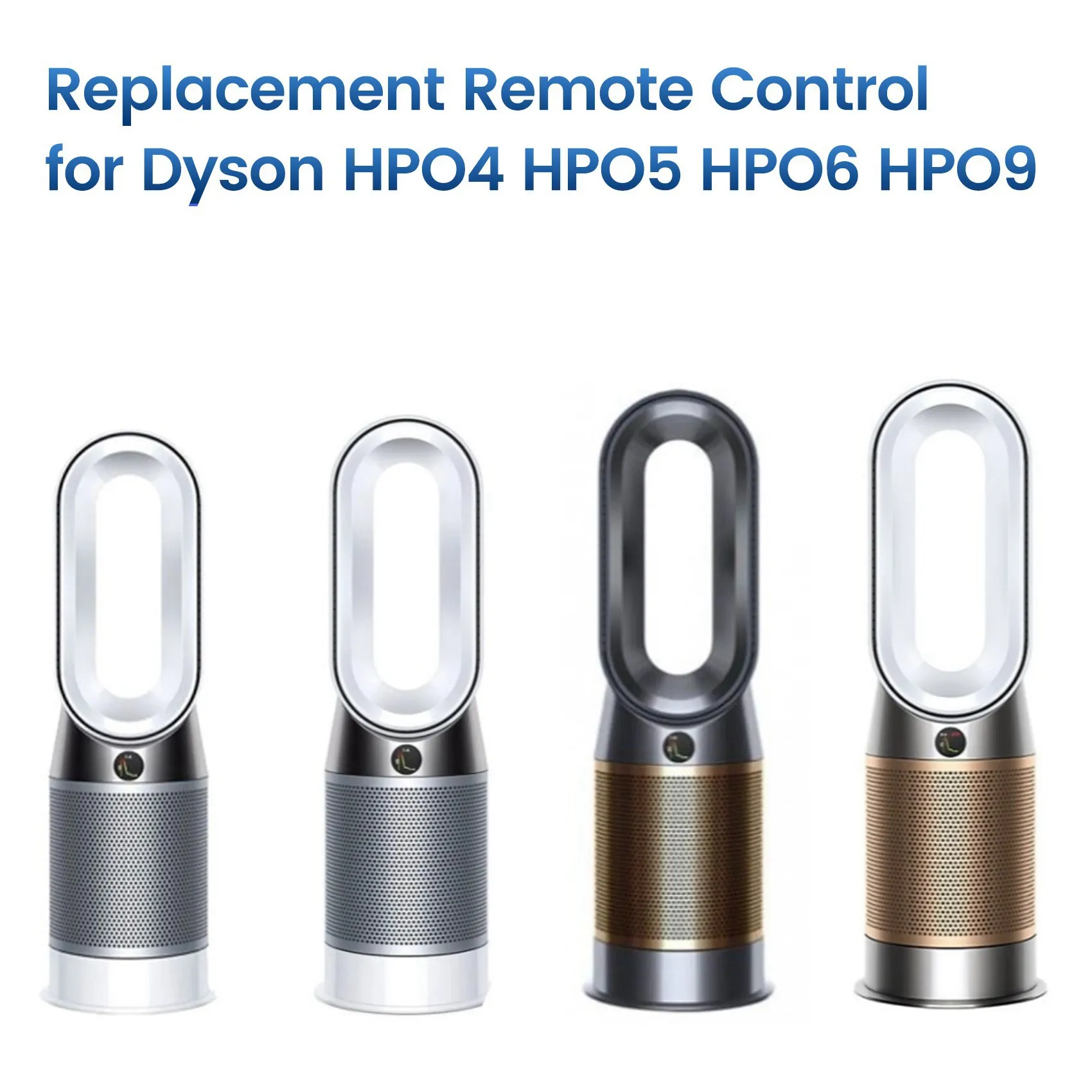 A003 Replacement Remote Control for HP04 HP05 HP06 HP09 Air Purifier Fan Heating and Cooling Fan (Silver)