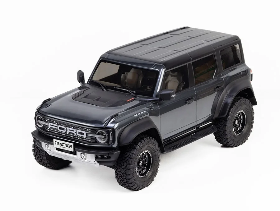 1/8 Scale KM Ford Bronco Raptor remote control crawler accessories and package contents